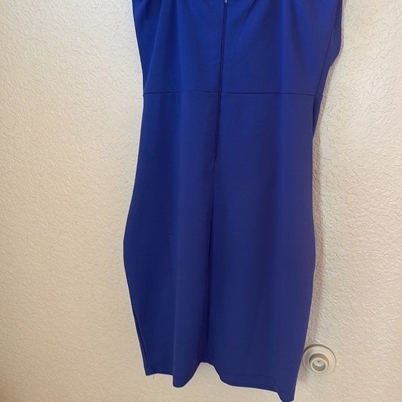 Windsor Ruched Cobalt Blue Mini Dress - Picture 4 of 7